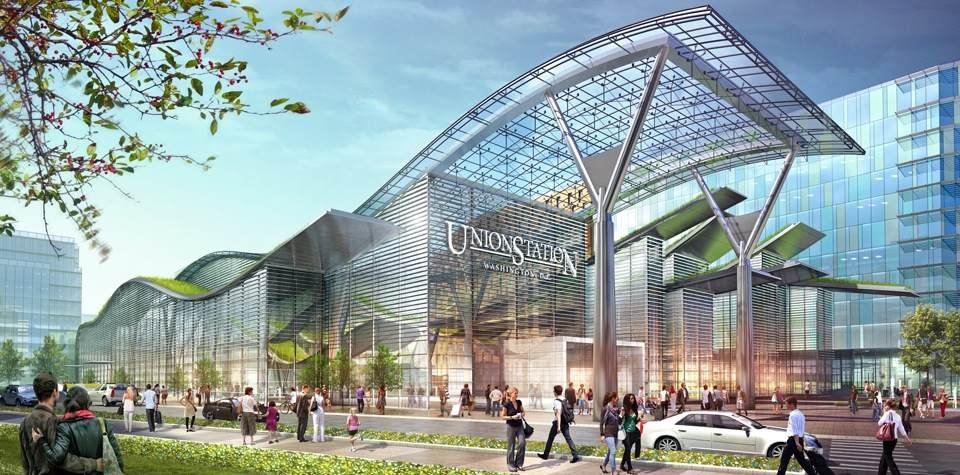 rendering of union station re-design