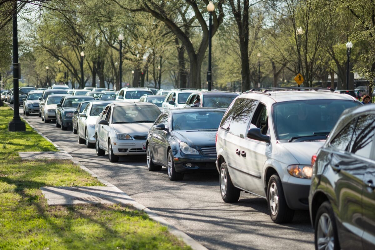 cars in congestion