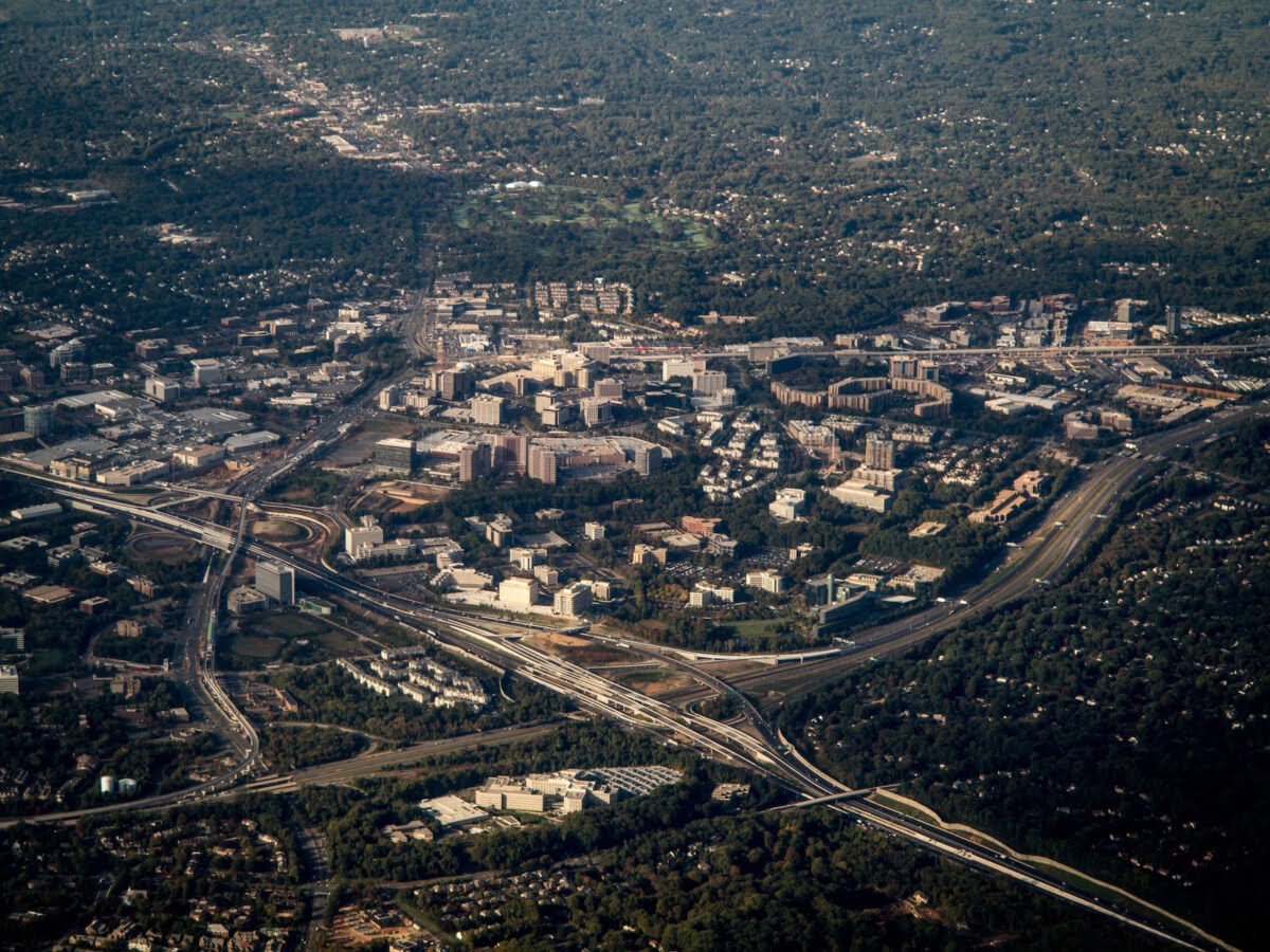 Tysons from above