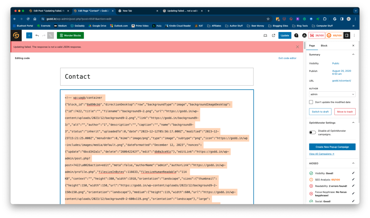 copy code from block editor