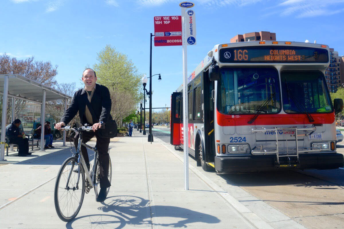 the author on a bike