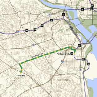 planned streetcar route