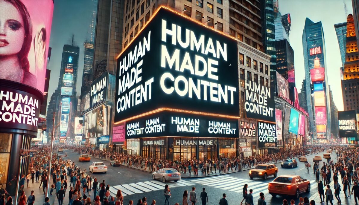 human-made content